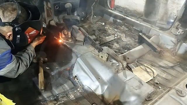 Переварка днища 2114. Восстановление ваз 2114. Часть 2.