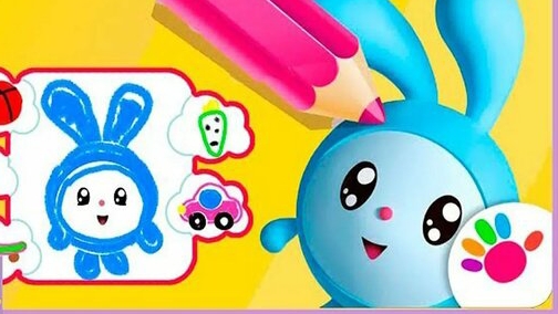 Малышарики Рисование -мультик для детей -развевающий