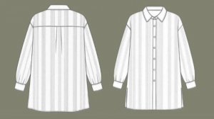 Пошив классической рубашки оверсайз