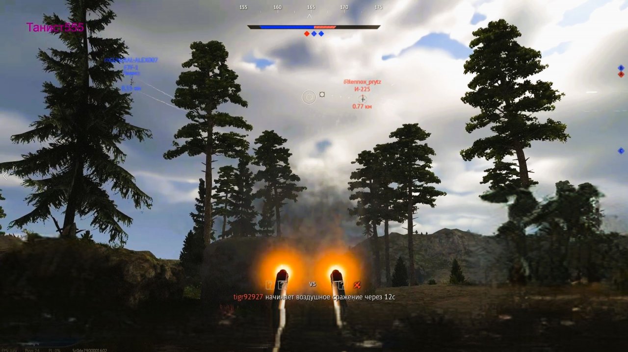 Игра War Thunder.   Танкист555.  Нарезка