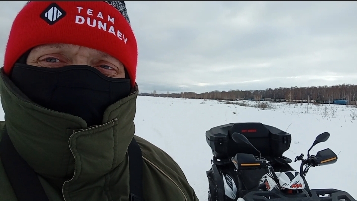 Зимняя покатуха на квадроцикле.Разложился на Kayo Au 200. Появились проблемы с задней подвеской. смотреть онлайн