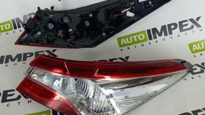 Toyota Camry 70 75 2018-2024 года. Фонари ламповые