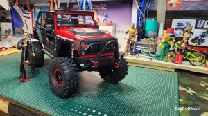New HardBody Jeep Rubicon 313mm copy trx4 made wltech Wltoys