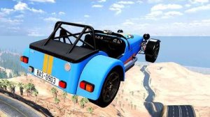 Эпические прыжки на высокой скорости на машине – BeamNG Drive / CrashBoomPunk