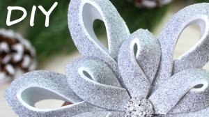 Снежинка на ёлку своими руками быстро и просто. Новогодний мастер-класс