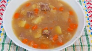 Гороховый суп в казане в духовке. Всё гениально и просто.