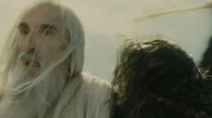 Полная смерть Сарумана (без монтажа)