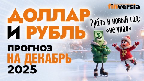 Доллар и рубль. Прогноз на декабрь 2025. Прогноз курса доллара и прогноз курса рубля | Ян Арт