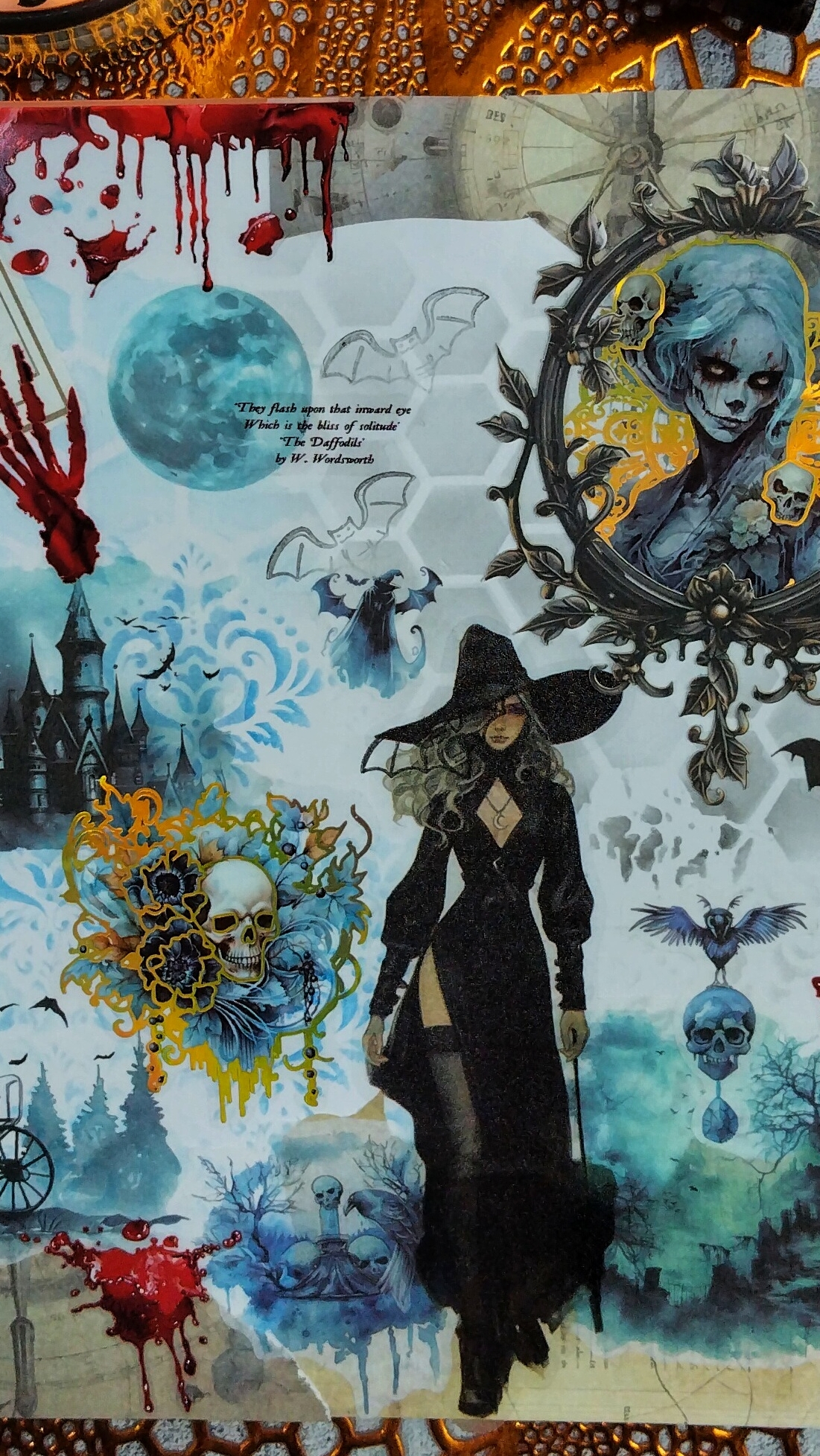 «В сумраке тумана»🌑🏰🦇 #скрапбукинг #асмр #готика #магия #ужасы #творчество