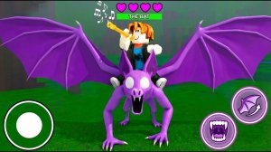 Приручил летучую мышь в 99 ночей в лесу! Анимация Роблокс