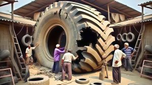 Пакистан, ремонт убитых шин.