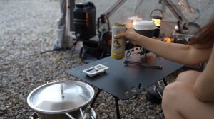 Под дождём палаточный лагерь, один. Страшно текучая вода и опасный лагерь🫣🫣🫣