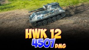 HWK 12 - 6 Фрагов 4.5K Урона • Мир Танков