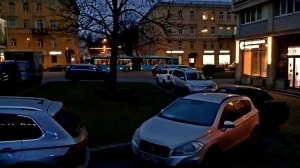 Утро у Большеохтинского проспекта