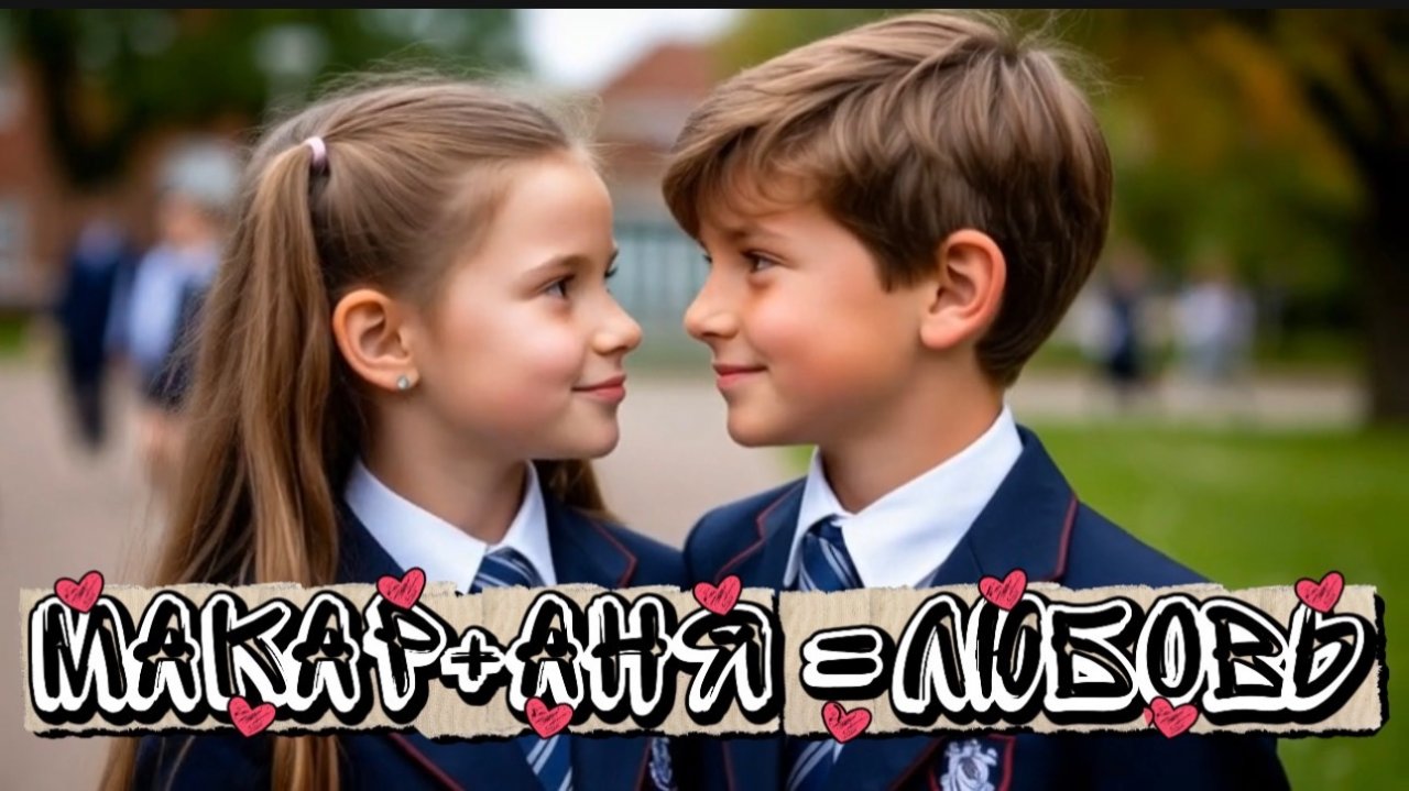 Макар +Аня= Любовь. Детская песня про первую школьную любовь