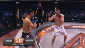 Уверенно перебил в стойке | Киреев vs Тообаев | RCC 22