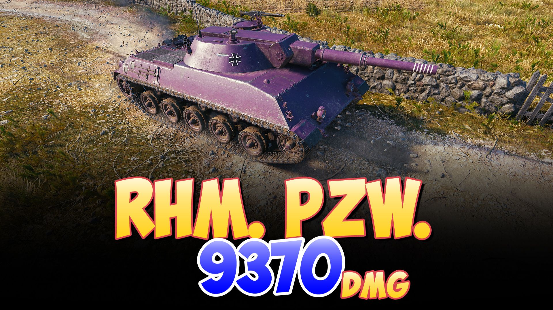 Rhm. Pzw. - 4 Фрагов 9.3K Урона • Мир Танков