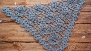 МК Узор для шали крючком