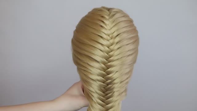 Коса рыбий хвост