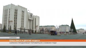 Саранск продолжает готовиться к Новому году
