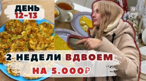 Две недели ВДВОЕМ на 5000₽. День 12-13. Рубленые котлеты с сыром. Обзор Familia. Экономное меню.