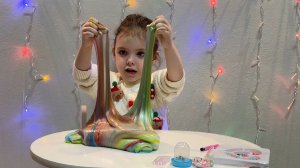 Делаем большой разноцветный слайм,🌈 и слайм от Влада Бумаги А4