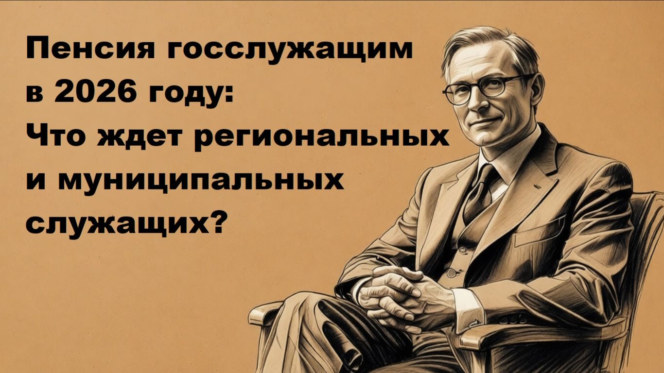 Пенсия по выслуге лет госслужащим в 2026 году
