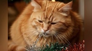 Скоро во всех квартирах, где есть кот и ёлка!