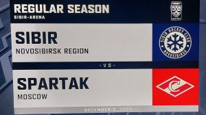 Хоккей, Фонбет КХЛ Сибирь-Спартак