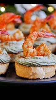 Закуска «Новогодняя креветка» 🍤