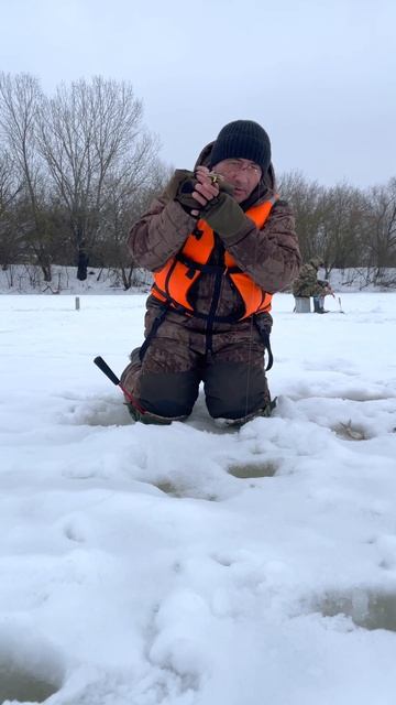 Зимняя рыбалка с Безмотылкой НА Плотву и Густеру в Январе 2024. Чертик, мормышка и бисер