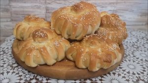 Пышные БУЛОЧКИ со ВКУСОМ ПИЦЦЫ. Рецепт дрожжевого теста. Красивые домашние булочки
