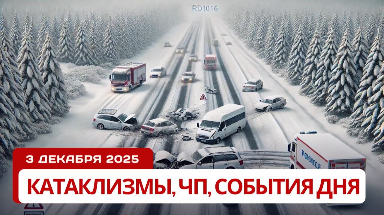 Новости Сегодня 03.12.2025 - Катаклизмы, ЧП, События дня | США Китай Индия Россия  Европа смотреть онлайн