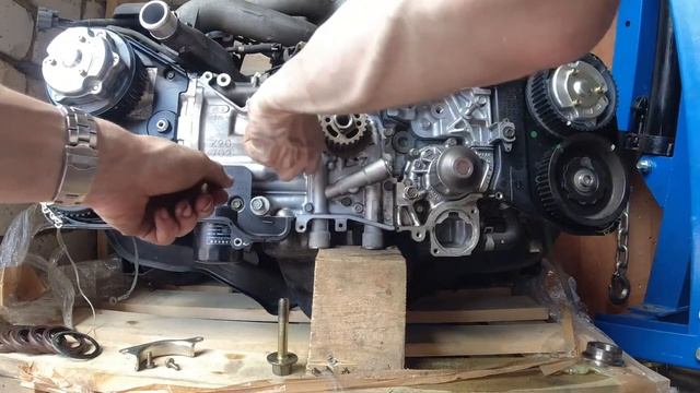 Подробная инструкция по замене ремня ГРМ Subaru смотреть онлайн