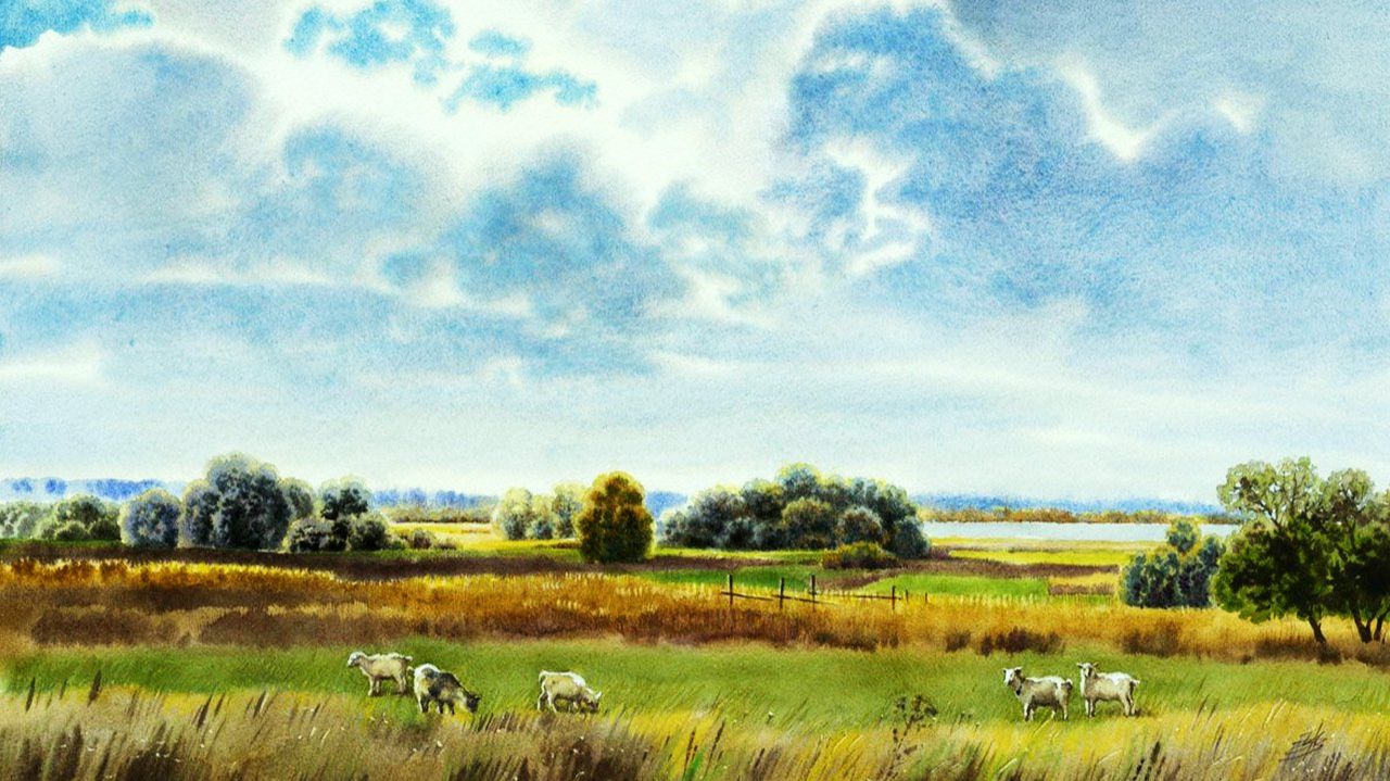 Акварели художника Ольги Ивлевой.