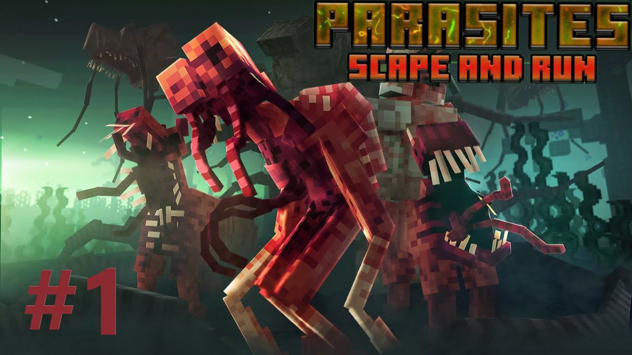 MINECRAFT #1 ПАРАЗИТЫ И ТЕХНОЛОГИИ! ПЕРВЫЕ МЕХАНИЗМЫ! смотреть онлайн