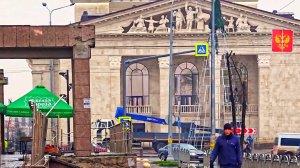 МАРИУПОЛЬ Подготовка к Новому году Спешат закончить работы 🏬Восстановление и Жизнь СЕГОДНЯ