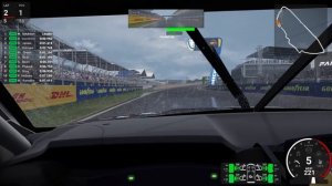 Automobilista 2 - Le Mans в дождь. BMW GT3. Это очень увлекательно!