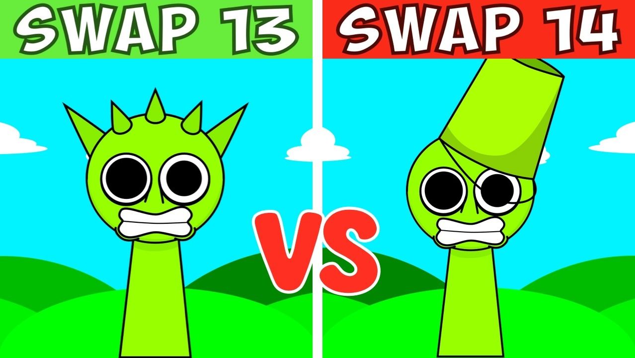 SPRUNKI PHASE 1: SWAP 13 VS SWAP 14 ⚔️ КТО СТАНЕТ КОРОЛЕМ СВЕПОВ? 🎧🔥💥👑🎶