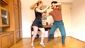 Демонстрация продвинутого курса буги-вуги с Сондре и Таней. #Танцы