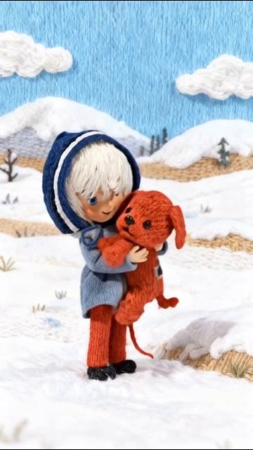 Вязанные мультфильмы детства