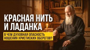 КРАСНАЯ НИТЬ И ЛАДАНКА В чем духовная опасность ношения христианских оберегов