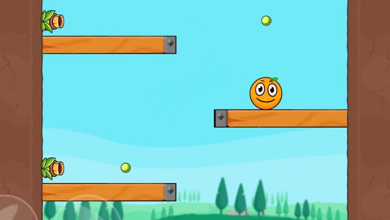 Красный Шар в игре Bounce Ball 6 Уровни 61-65 смотреть онлайн