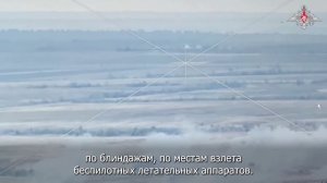 Боевая работа расчета РСЗО «Град» группировки войск «Днепр»