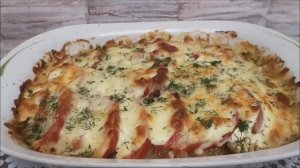 Идеальное блюдо на ужин. Запеченное мясо с овощами в духовке. Ужин на всю семью