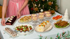 НОВОГОДНЕЕ МЕНЮ 2026 🎄Новогодний стол: салаты, закуски, горячее. Меню на Новый год 2026