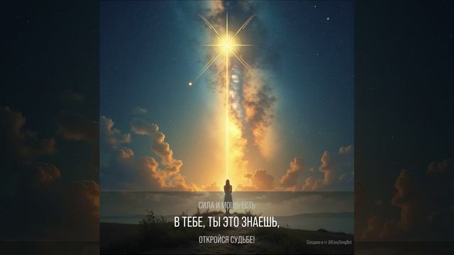 Сила в тебе! Слова в песне мои, Яна Гороженко, а поёт и музыка ИИ.