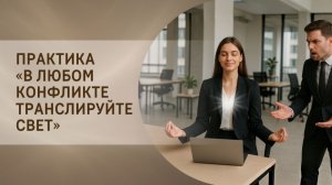Практика "В любом конфликте транслируйте свет"