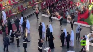 تحت رعاية الإمارات.. العرس الجماعي "ثوب الفرح" في قطاع غزة