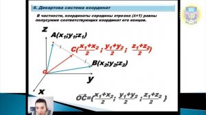 Элементы векторной алгебры